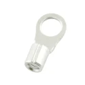 RS PRO E245391 Uninsulated Ring Terminal 3.2 mm Stud Size, 16 AWG to 14 AWG, Grey 178-8598