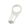 RS PRO E245391 Uninsulated Ring Terminal 3.2 mm Stud Size, 16 AWG to 14 AWG, Grey 178-8598