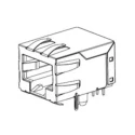 Molex RJ45 Connector Female, Through Hole, Shielded, Right Angle, Cat3, 1 Port, 8 Way, 