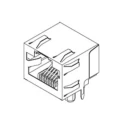 Molex RJ45 Connector Female, Through Hole, Cat3, Unshielded, Right Angle, 1 Port, 8 Way 