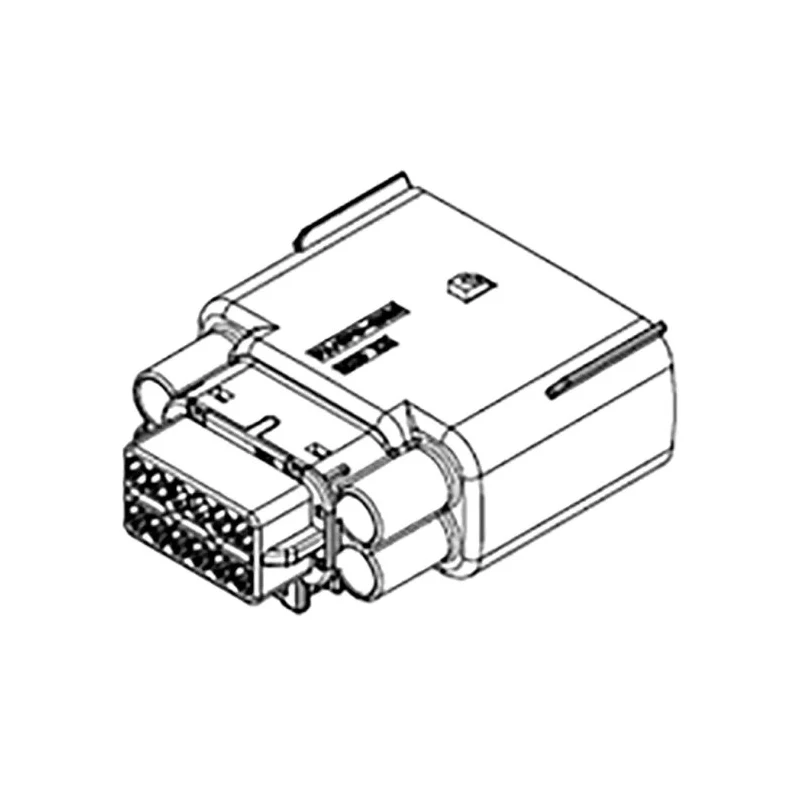 Molex Automotive Connector Seal Male Crimp 16-Way 2-Row Cable Nylon IP6K7 5A 34986-1601