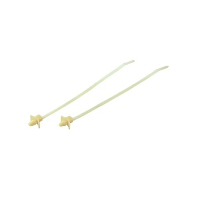 RS PRO Natural Cable Tie Mount, 4.8mm Width, 201mm Length, Polyamide 66, 6.2mm Hole, 178-9501