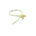 RS PRO Natural Cable Tie Mount, 4.8mm Width, 201mm Length, Polyamide 66, 6.2mm Hole, 178-9501