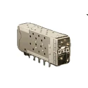 Molex Pluggable I/O Connector SFP+ Female Solder, 2 Port, 40 Position, 120V, 500mA, Right Angle 76044-5001