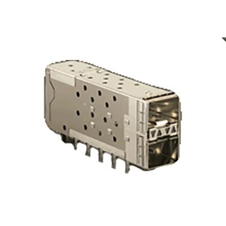 Molex Pluggable I/O Connector SFP+ Female Solder, 2 Port, 40 Position, 120V, 500mA, Right Angle 76044-5001