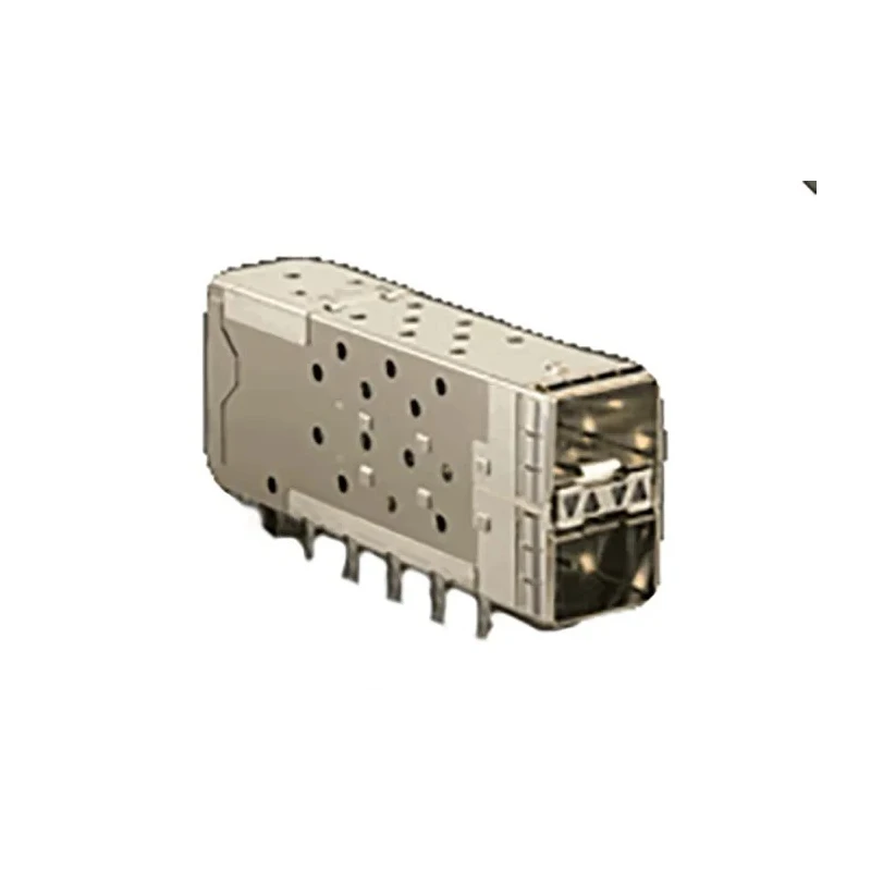 Molex Pluggable I/O Connector SFP+ Female Solder, 2 Port, 40 Position, 120V, 500mA, Right Angle 76044-5001