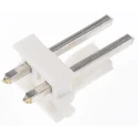 TE Connectivity MTA-156 Series Straight Through Hole Pin Header, 2 Contacts, 3.96 mm Pitch, 1 Row, Unshrouded 640445-2