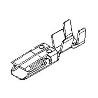 Molex Female Crimp Terminal, Tin Plated Brass, 20.2mm Length, 4.9mm Width, 94518-0201