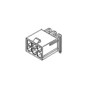 Molex Mini-Fit Jr Series PCB Header 6 Contacts 4.2 mm Pitch Right Angle Through Hole Shrouded 45732-0001