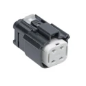 Molex MX150L Male Connector Housing 5.84 mm Pitch 4 Way 2 Row Straight 