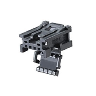 Molex Automotive Connector Female Black Cable Crimp 4 Way, 3A, PCB Header, 34791-0040