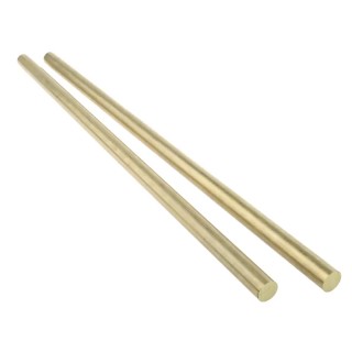 RS PRO Brass Metal Rod 18 mm Diameter, 500 mm Length, High Hardness, CZ121/CW614N, 682-668