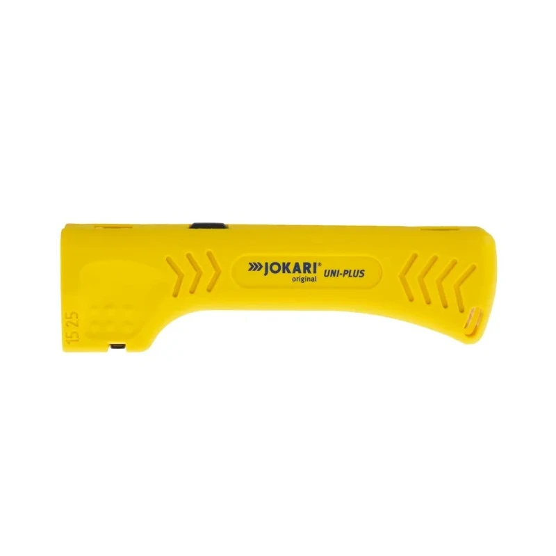Jokari Ethernet Insulated Wire Stripper, Insulated Handle, Titanium Nitride Coated, 8–15 mm, Polyamide, 15 mm Overall 30400