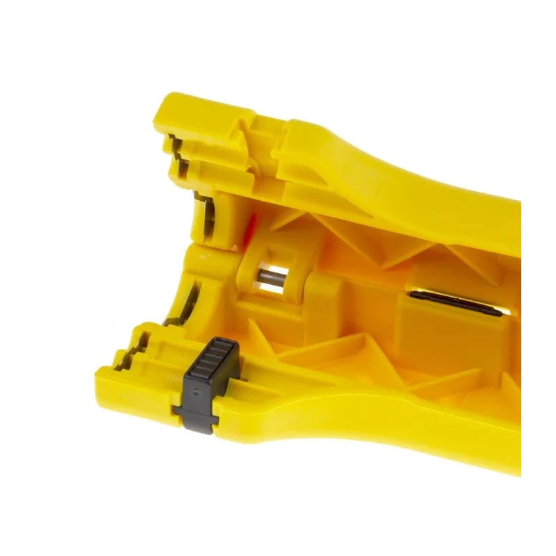 Jokari Ethernet Insulated Wire Stripper, Insulated Handle, Titanium Nitride Coated, 8–15 mm, Polyamide, 15 mm Overall 30400
