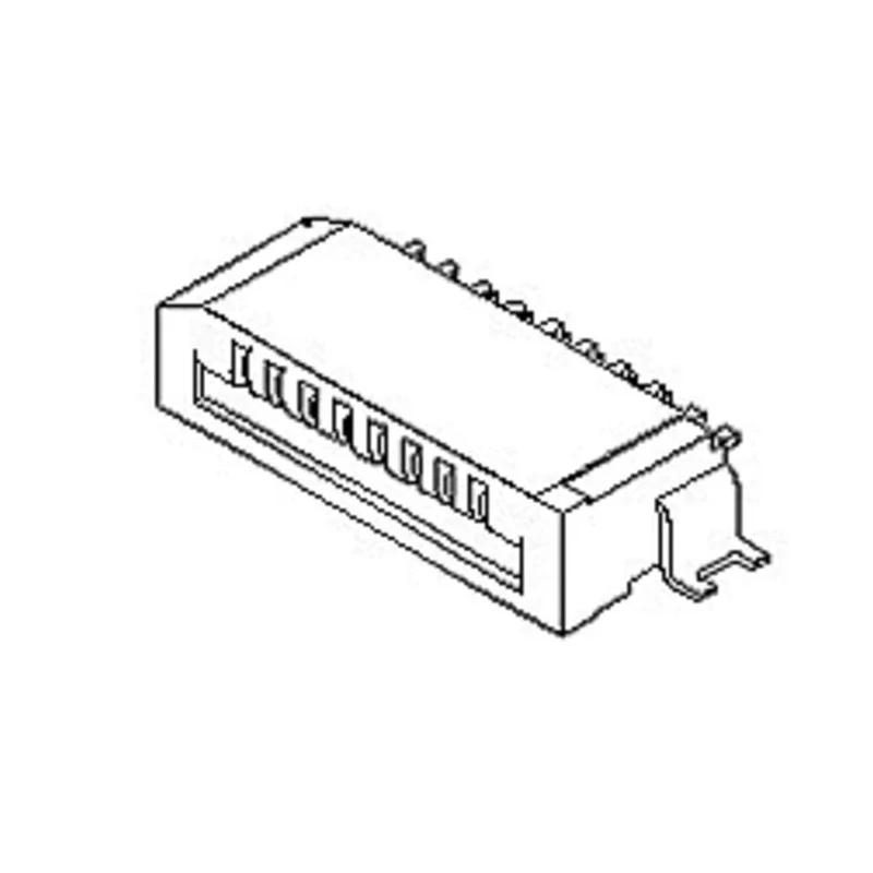 Molex 52793-0470 1 mm Pitch 4 Way Right Angle Female FPC Connector, Non-ZIF, 50V, 500mA