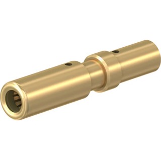 Staubli Female Crimp Contact 22A/35A, Minimum Wire Size 2.5 mm², Maximum Wire Size 4 mm², Gold Plated, for CT-E3-3 33.0131
