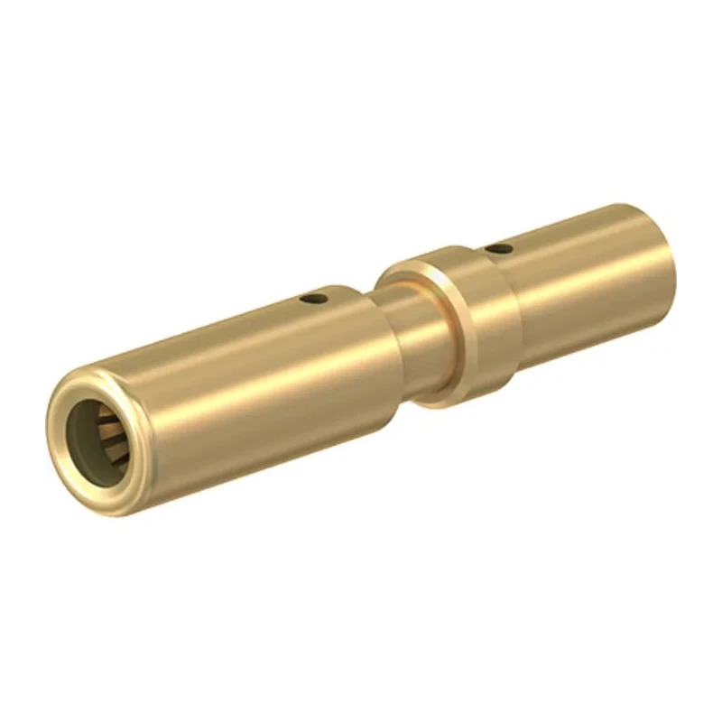 Staubli Female Crimp Contact 22A/35A, Minimum Wire Size 2.5 mm², Maximum Wire Size 4 mm², Gold Plated, for CT-E3-3 33.0131
