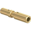 Staubli Female Crimp Contact 22A/35A, Minimum Wire Size 2.5 mm², Maximum Wire Size 4 mm², Gold Plated, for CT-E3-3 33.0131