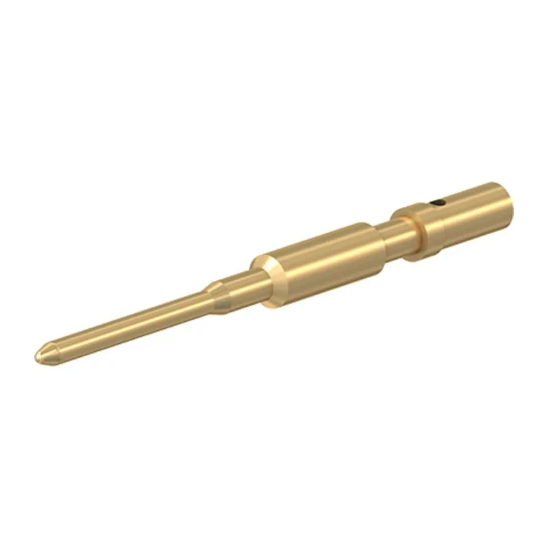 Staubli Male Crimp Contact, Gold Plated, 2A 3A 5A, Wire Size 0.25 mm², CT-E1 Series 33.0541