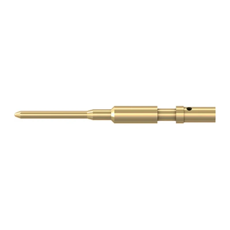 Staubli Male Crimp Contact, Gold Plated, 2A 3A 5A, Wire Size 0.25 mm², CT-E1 Series 33.0541