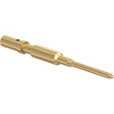 Staubli Male Crimp Contact, Gold Plated, 2A 3A 5A, Wire Size 0.25 mm², CT-E1 Series 33.0541