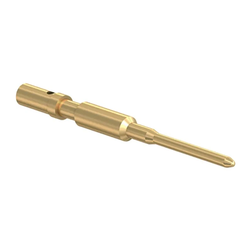 Staubli Male Crimp Contact, Gold Plated, 2A 3A 5A, Wire Size 0.25 mm², CT-E1 Series 33.0541