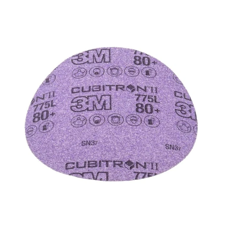 3M Cubitron II Ceramic Abrasive Disc, 150 mm, Fine Grade, P80 Grit, Film Backing, Pack of 50 86820