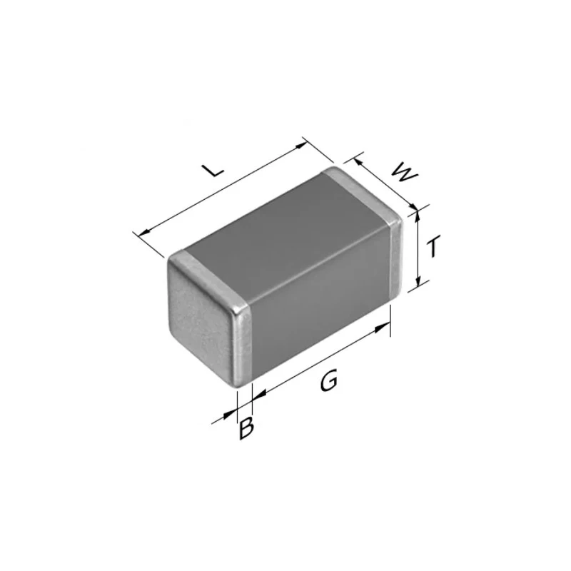TDK Multilayer Ceramic Capacitor 100pF, 100V DC, ±5% Tolerance, Surface Mount, 0402 Case C1005C0G2A101J050BA