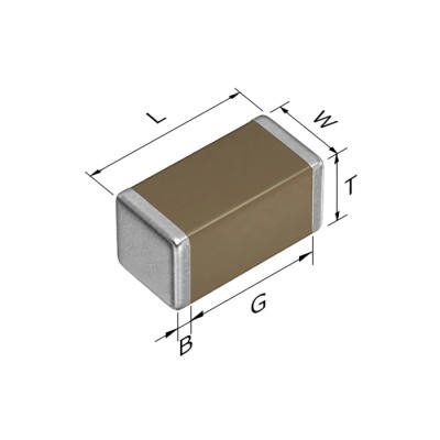 TDK Multilayer Ceramic Capacitor 1 nF, 100V DC, ±10%, X8R, 0402, Surface Mount CGA2B2X8R2A102K050BA