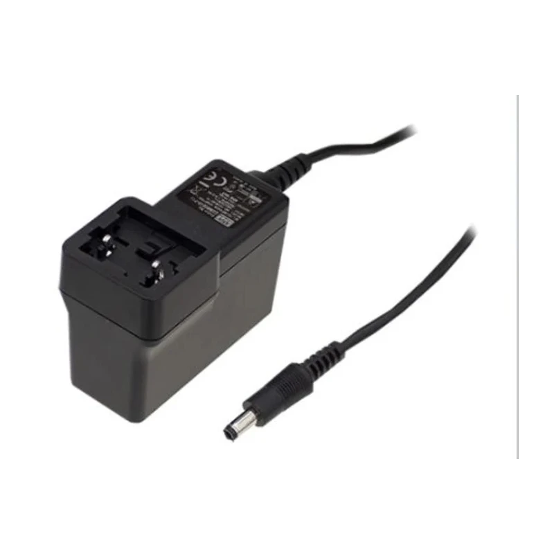 MEAN WELL AC/DC Adapter 100–264V AC to 5V DC, 6A Output, Universal Interchangeable Plugs GEM60I05-P1J