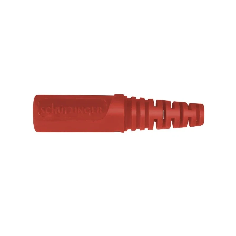 Schutzinger Red Female Banana Coupler 4 mm, Solder Termination, 33 V AC, 70 V DC, 32A, Nickel-Plated Brass, KU 09 L Ni / RT