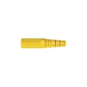 Schutzinger Red Female Banana Coupler 4 mm, Solder Termination, 33 V AC, 70 V DC, 32A, Nickel-Plated Brass, KU 09 L Ni / RT