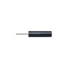 Schutzinger Black Female Banana Socket, 4 mm, PC Pin Termination, 1000V, 20A, Nickel Plating LB 4-1.5 S Ni / 13.5 / SW