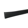 RS PRO Expandable Braided Polyethylene Terephthalate Cable Sleeve, Black, 25m, 11mm Max, BSPETFR Series 179-7009