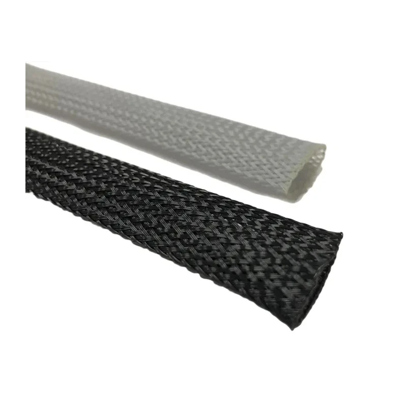 RS PRO Expandable Braided Polyethylene Terephthalate Black Cable Sleeve 15m, 17mm Max Diameter, BSPETFR Series 179-7015