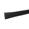 RS PRO Expandable Braided Polyethylene Terephthalate Cable Sleeve, Black, 10m, 18 - 34mm, BSPETFR Series 179-7021