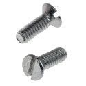 RS PRO Slot Countersunk Stainless Steel Machine Screw, 16 mm Length, M2 Thread, A2 Grade, DIN 963, 179-5655