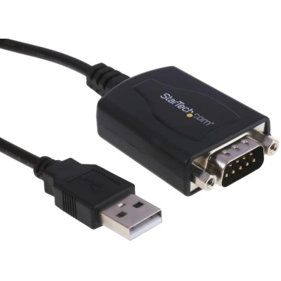 StarTech.com Interface Converter RS232, USB Type-A to D-Sub, 921.6kbps, Desktop, Single Port 