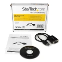 StarTech.com Interface Converter RS232, USB Type-A to D-Sub, 921.6kbps, Desktop, Single Port 