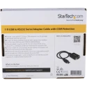 StarTech.com Interface Converter RS232, USB Type-A to D-Sub, 921.6kbps, Desktop, Single Port 