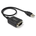 StarTech.com USB to RS232 Serial Interface Converter , 1 Port, D-Sub DB9, 230.4 kbps, Desktop
