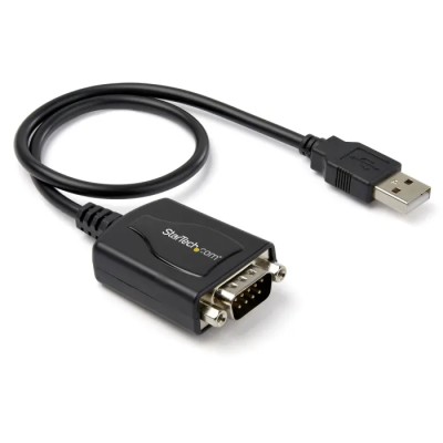 StarTech.com USB to RS232 Serial Interface Converter , 1 Port, D-Sub DB9, 230.4 kbps, Desktop