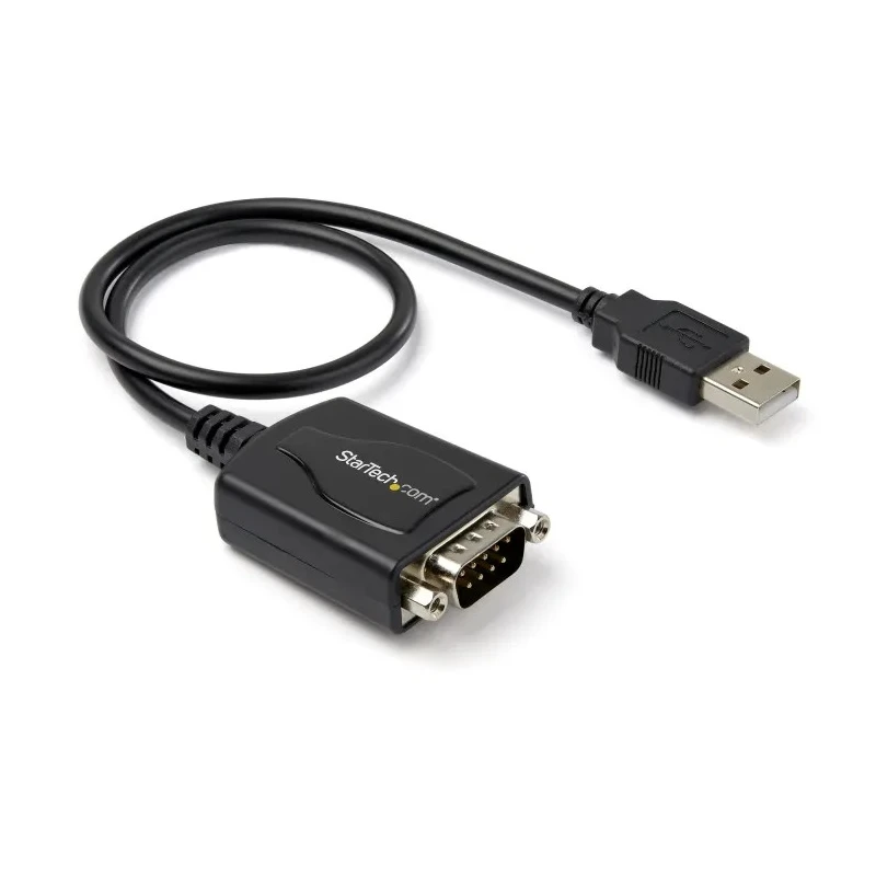 StarTech.com USB to RS232 Serial Interface Converter , 1 Port, D-Sub DB9, 230.4 kbps, Desktop