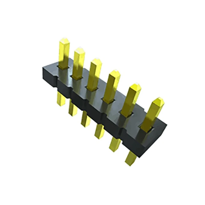 Samtec FTS Series Straight Surface Pin Header, 12 Contacts, 1.27 mm Pitch, 2 Row, Unshrouded FTS-106-01-F-DV