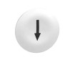 Schneider Electric Harmony Push Button Cap, White, Round, Marked, 22mm Diameter, ZBA7134