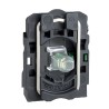 Schneider Electric Harmony XB5 Contact & Light Block, LED, White, 120 - 240 V AC, 125 - 600 V DC, 1 NO ZB5AW0M11