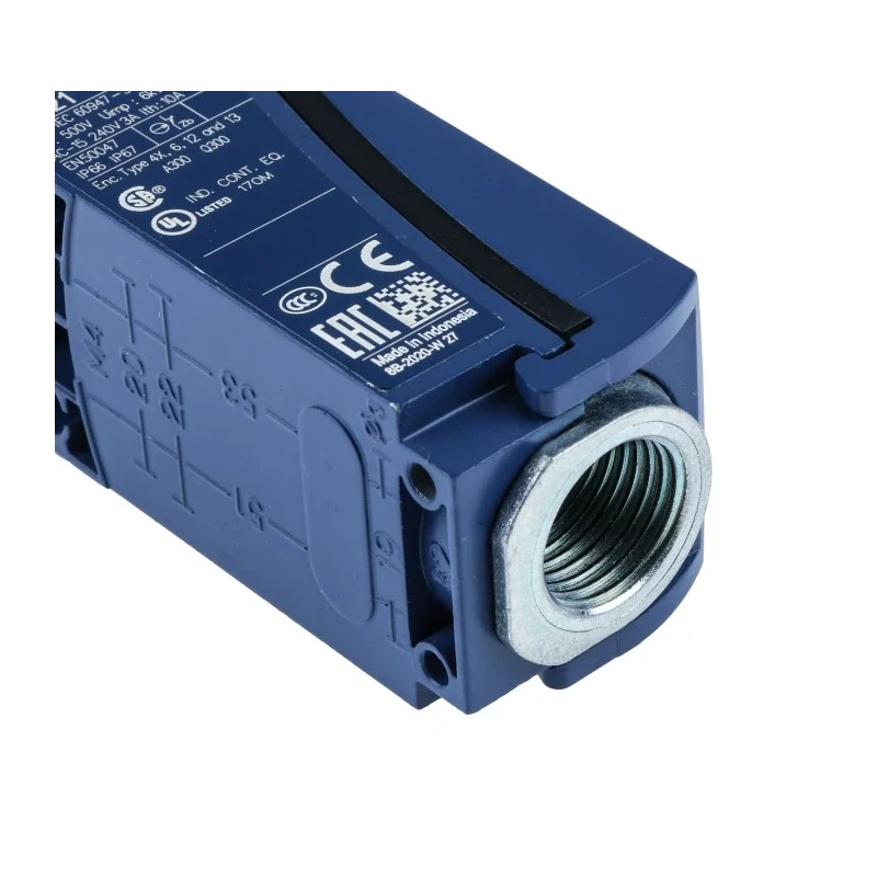 Telemecanique Sensors OsiSense XC Series Cats Whisker Limit Switch, 2P, IP66, IP67, Zinc Alloy Housing, 240V AC XCKD2106P16