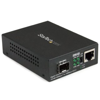 StarTech.com Media Converter  SC/RJ45, Single Mode, Full Duplex, 1000Mbps, 550m, 2 Ports, 5W, Steel Housing