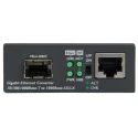 StarTech.com Media Converter  SC/RJ45, Single Mode, Full Duplex, 1000Mbps, 550m, 2 Ports, 5W, Steel Housing