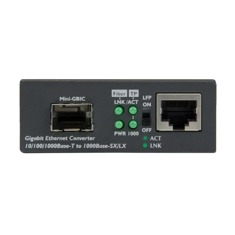 StarTech.com Media Converter  SC/RJ45, Single Mode, Full Duplex, 1000Mbps, 550m, 2 Ports, 5W, Steel Housing